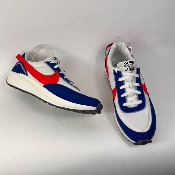 Nike Other - Nike Waffle Debut Swoosh mens size 10.5 phantom habanero red royal athletic shoe